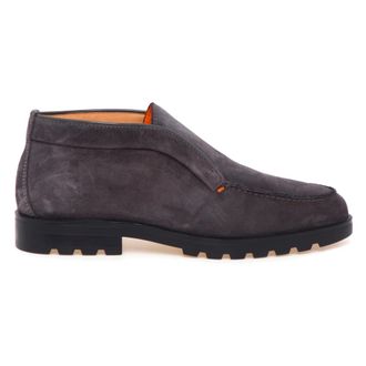Santoni Desert Boot - male - Santoni - Ankle Boots - Purple - 7 1/2 UK - Shoes