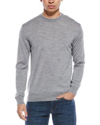 Eleventy Wool & Silk-Blend Round Neck Sweater