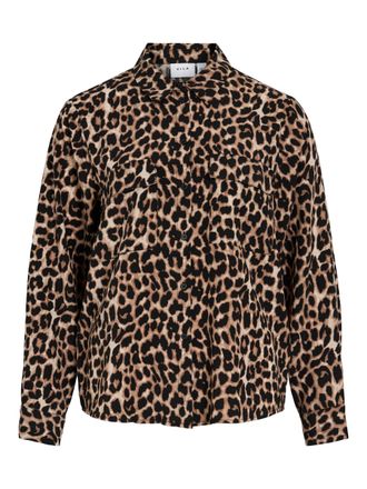 Vila Viliopana Lio L/S Loose Shirt, brazzilian Sand, 12