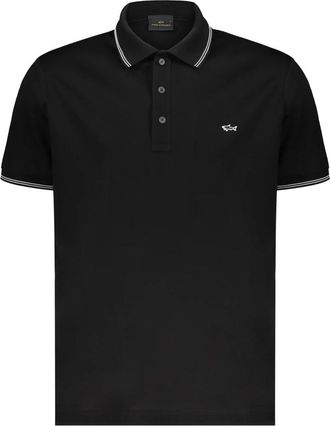 Paul & Shark Polo Shirt - Heren - Polos - Zwart - S - Katoen - Tops