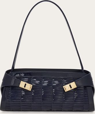 Ferragamo Donna Borsa a spalla Hug East-West (S) Blu