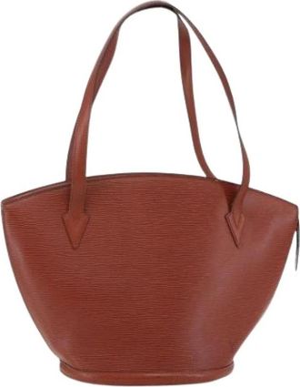 Louis Vuitton Pre-owned Schoudertas - Dames - Vintage Schoudertas - Bruin - ONE Size - Leer - Vintage