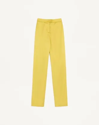 Valentino Double Duchesse Stretch Trousers Wo