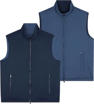Paul & Shark reversible padded vest - Blue
