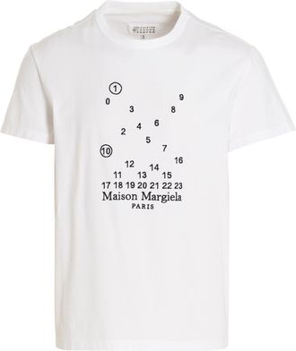 Maison Margiela Logo Embroidery T Shirt
