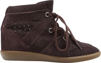 Isabel Marant Schoenen, Dames, Bruin, 40 EU, Leer, Bobby Sneakers