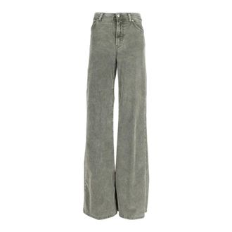 Dondup Broeken, Dames, Groen, W31, Pantalone Amber