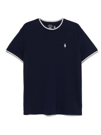 Polo Ralph Lauren stretch-cotton T-shirt - men - Cotton/Elastane - L - Blue