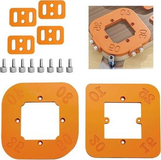 OEM Plantillas De Fresado Para Carpinter&iacute;a, 2 Piezas, Radio R10-r50 Para Fresadora