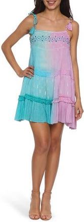 Ranee’s Tie Strap Tiered Dress in Light Purple at Nordstrom Rack, Size Large/x-Large