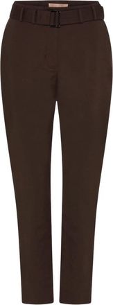 Gustav Geknipte broek - Dames - Vrijetijds broeken - Bruin - XL - Broeken