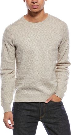 Brodie Wavey Stitch Wool & Cashmere-Blend Crewneck Sweater