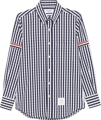 Thom Browne Navy Blue Stripes Shirts