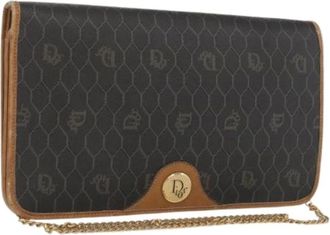 Dior Pre-owned Clutches, female, Gray, Size: ONE SIZE Pre-owned Vintage Shoulder Bag