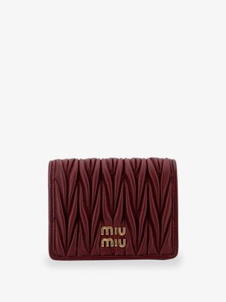 Miu Miu Portafoglio in pelle matelass&eacute; - MIU MIU - gender_Woman