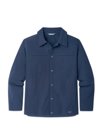 Stio | Mens Overstory Insulated Snap Shirt, Size Extra Large in Mountain Shadow