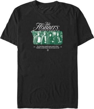 The Lord Of The Rings Mens The Lord of the Rings The Hobbits Quote T Shirt in Black at Nordstrom, Size Xxx-Large