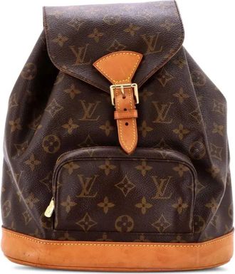 Louis Vuitton Vintage Montsouris Monogram Canvas MM backpack - Bruin