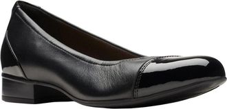 Clarks Juliet Step Leather Flat
