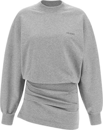 The Attico Mlange Sweatshirt Dress