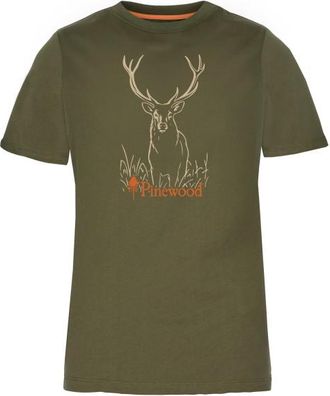 Pinewood Red Deer T-Shirt T-Shirt f&uuml;r Damen | oliv