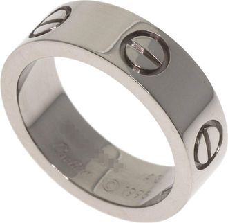 Cartier Love White Gold (18K) Band Ring (Pre-Owned)