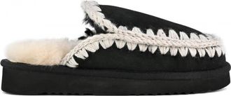 Mou Eskimo Slipper - Dames - Pantoffels - Zwart - 37 EU - Wol - Schoenen
