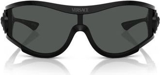 Versace 180mm Irregular Sunglasses in Black at Nordstrom