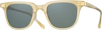 Eyevan 7285 Franz STW Mens Sunglasses Yellow Size 49