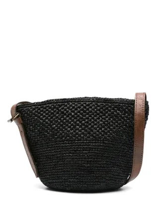 Ibeliv Maika cross body bag - women - Raffia - One Size - Black