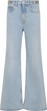 Paco Rabanne Light Blue Denim Cotton Jeans-Donna