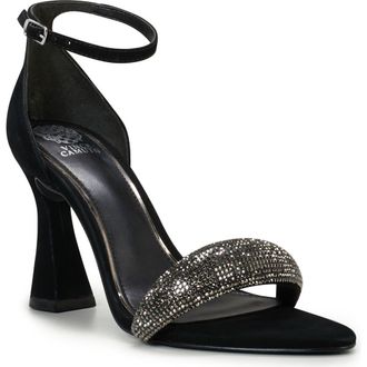 Vince Camuto Aylen Ankle Strap Pointed Toe Sandal in Black at Nordstrom Rack, Size 7.5