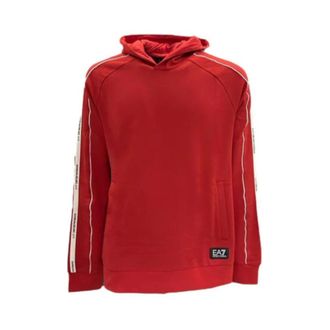 Emporio Armani Hoodies, male, Red, L, Hoodie