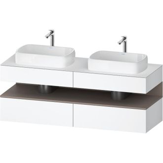 Duravit Qatego Consola Mueble Bajo Lavabo, 2 Extensiones, 2 - Duravit