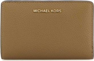Michael Michael Kors logo-lettering wallet - Brown