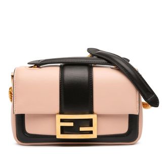 Fendi Pre-owned Fendi Mini Bicolor Nappa Apolo Chain Baguette Shoulder Bag Ladies 8BS045 ACNZ 209 0183