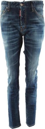 Dsquared2 Cool Guy Jeans - Heren - Slim Fit Jeans - Blauw - XL - Denim - Jeans