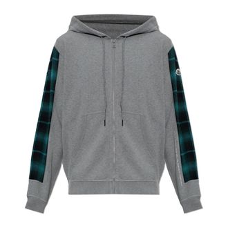 Moncler Sudadera con cremallera y capucha - Sweatshirts & Hoodies - Hombre - Gris - XL