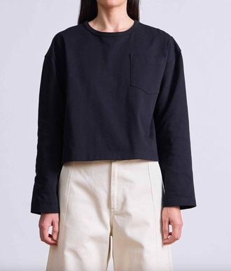 Apiece Apart Boxy Tee In Black