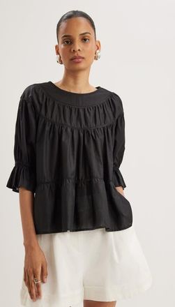 Merlette Sol Top in Black at Nordstrom, Size Xx-Small