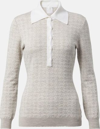 Givenchy Monogram 72 wool-blend polo sweater