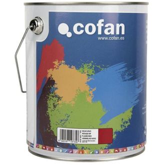 cofan Esmalte Sint&eacute;tico (4 L) Rojo Vivo, Esmalte Sint&eacute;tico Al Disolvente Disponible En Una Amplia Gama De Colores Y Tonalidades Fabricado A Base De Resinas 