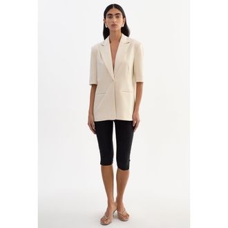 LaMarque Hazel | Faux Sudede Blazer in Opal at Nordstrom, Size X-Small