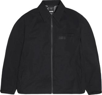 Rains Light Jackets, male, Black, Size: M Mito Long Sleeve Shirt