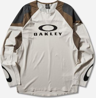 Oakley Men s Seeker Edge Longsleeve Jersey Mist / Army Green