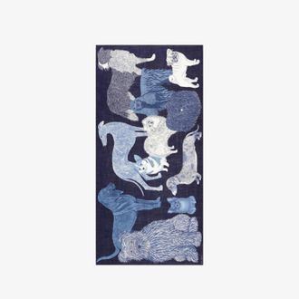 Inou&iuml; Editions Womens Toutou Scarf In Navy