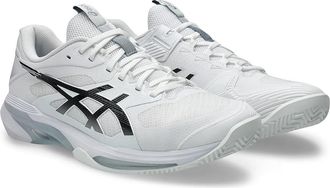 Asics Solution Speed FF 4 Clay Mens Running Shoes White/Black : 10.5 D - Medium, Synthetic