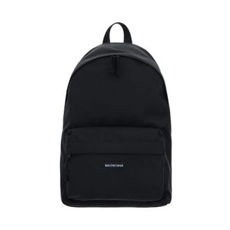 Balenciaga Backpacks, male, Black, ONE SIZE, Urban Explorer Backpack with Multiple Pockets