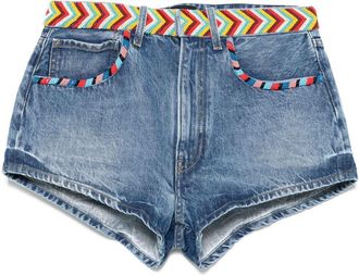 Alanui Memories Of The Savannah shorts - Blue
