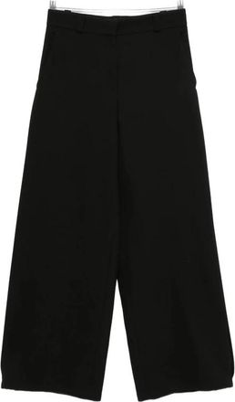 Giorgio Armani Wijde broek - Dames - Wijde Broeken - Zwart - M - Broeken